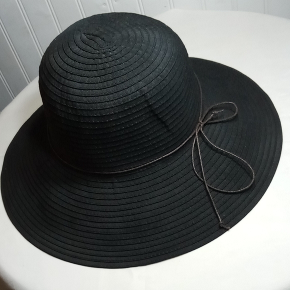 Goldcoast Sunwear Black Wide Brim Hat - Picture 4 of 10